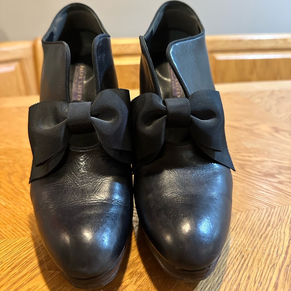 RALPH LAUREN purple label heels